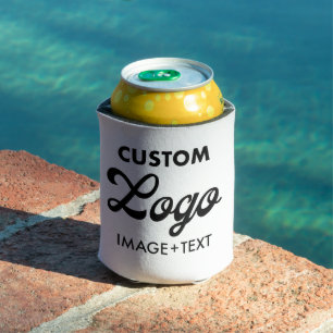 Custom Personalised Photo Logo Can Cooler Sleeve