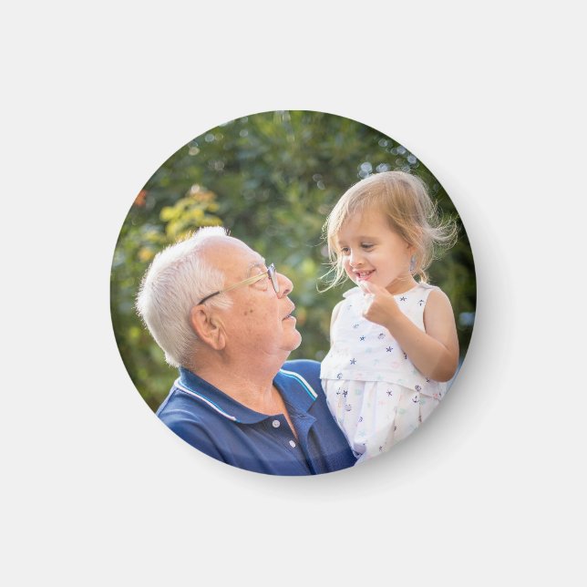 Custom Personalised Photo  Magnet (Front)