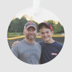 custom / personalised photo ornament - 2016