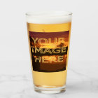 Custom Personalised Photo Pint Glass