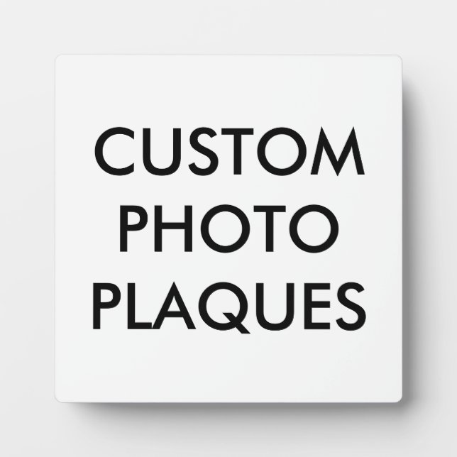 Custom Personalised Photo Plaque Blank Template (Front)