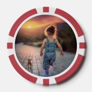 Custom Personalised Photo Poker Chips