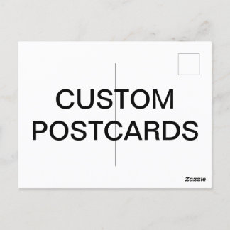Custom Personalised Photo Postcard Blank Template