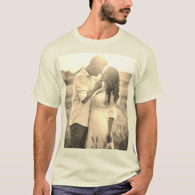 Custom personalised photo print T-Shirt (Front)