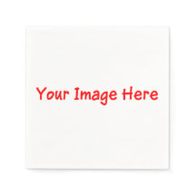 Custom Personalised Photo Selfie 4Kat Paper Napkin