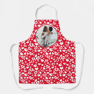Custom Personalised Photo Simple Love Quote Text Apron