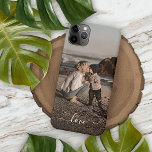 Custom Personalised Photo Simple Love Text iPhone 11Pro Max Case<br><div class="desc">Cute Love text is written in a stylish elegant typography font. With the option to personalise or customise with your favourite photo. Unique keepsake, birthday, anniversary, Mother's or Father's Day, Valentine's gift, or thoughtful Christmas present. Easily customisable with a photograph of your choice. Beautiful, modern, and cool cover for the...</div>