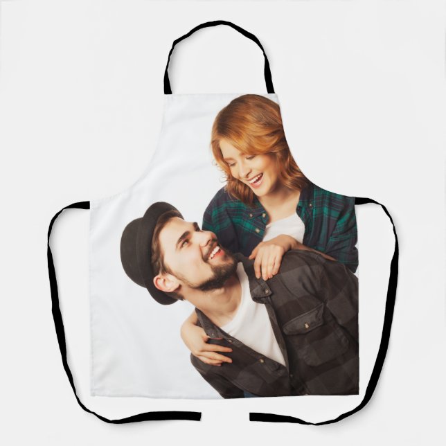 Custom Personalised Photo Template Add Your Own Apron (Front)
