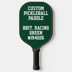  Custom personalised PICKLEBALL PADDLE - GREEN