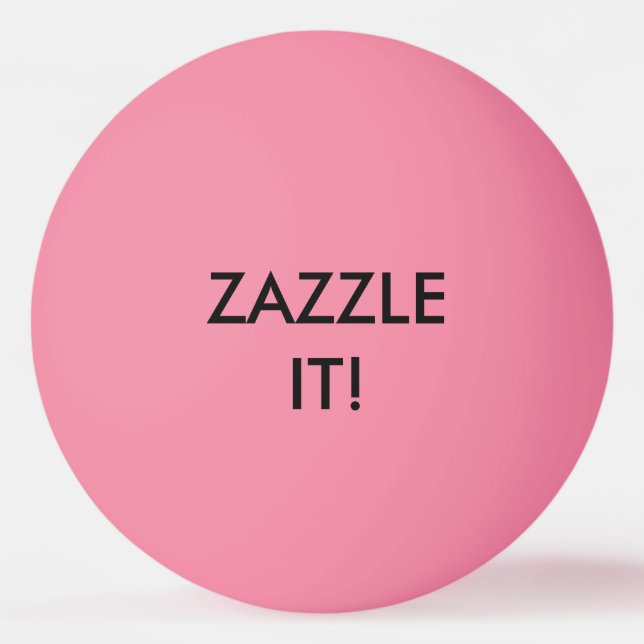 Custom Personalised Ping Pong Ball Blank Template (Front)