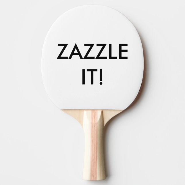 Custom Personalised Ping Pong Paddle (Bat) Blank (Front)