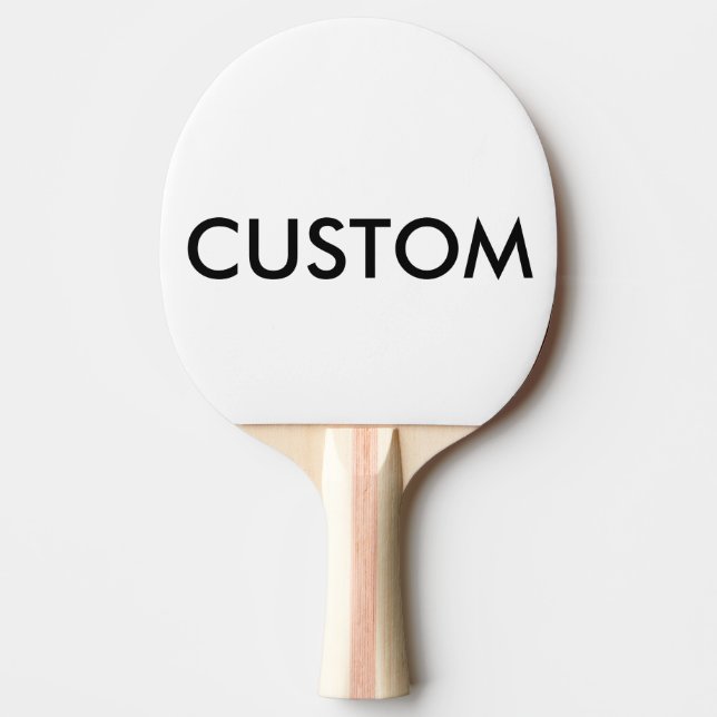 Custom Personalised Ping Pong Paddle (Bat) Blank (Front)