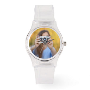 Custom Personalised Pink Stylish Women's Silicon Watch