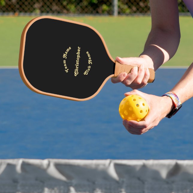 Custom Personalised Player Team Coach Club Name Pickleball Paddle (Insitu)