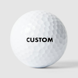 Custom Personalised Promotional Golf Balls