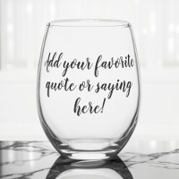 Custom Personalised Quote Saying Script