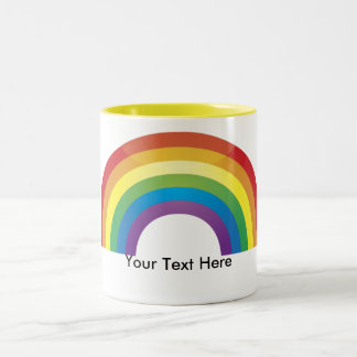 Custom Personalised Rainbow Pride Mugs