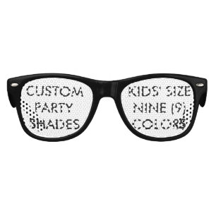 Custom Personalised Retro Party Shades Blank