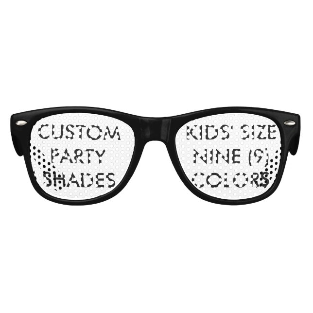 Custom Personalised Retro Party Shades Blank (Front)