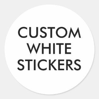 Custom Personalised Round Circular Circle Stickers