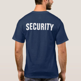 Custom Personalised Security T-Shirt