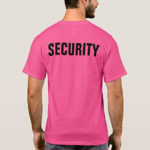 Custom Personalised Security T-Shirt