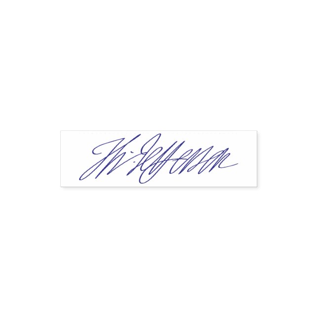 Custom Personalised Self Inking Signature Stamp (Design)