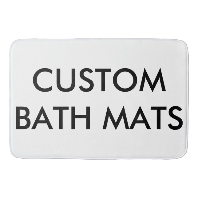Custom Personalised Shower Bath Mat Blank Template (Front)