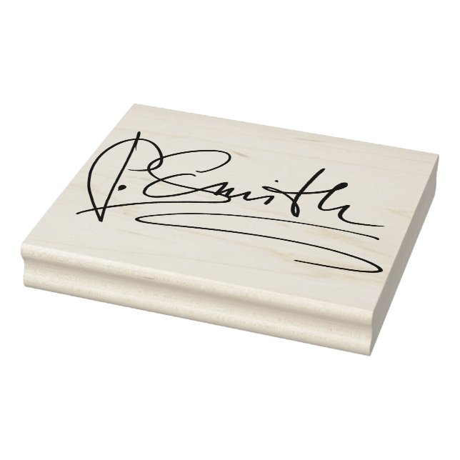 Custom Personalised Signature Large Rubber Stamp (Stamp)