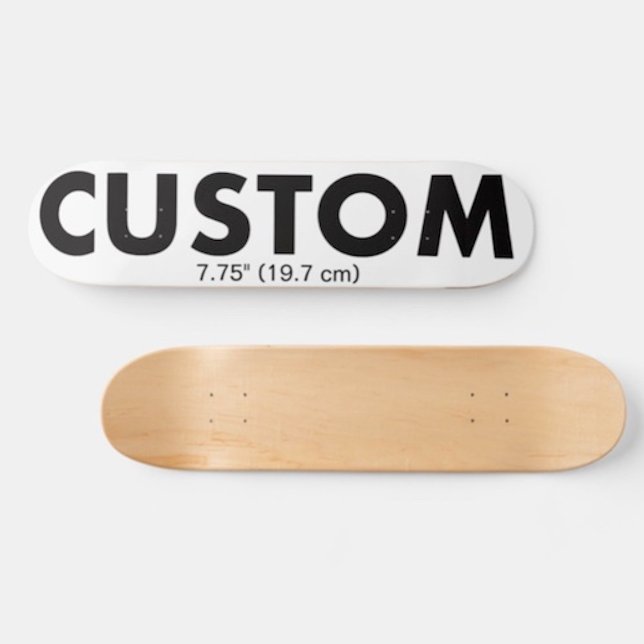 Custom Personalised Skateboard Deck 7.75" (19.7cm) (Personalized custom Skateboard Deck 7.75 inch (19.7 cm))