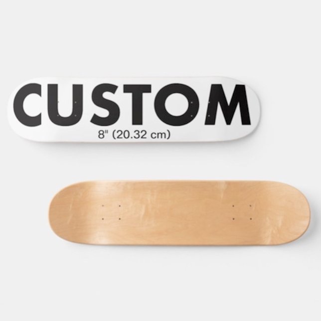 Custom Personalised Skateboard Deck 8" (20.32 cm) (Personalized custom Skateboard Deck 8 inch (20.32 cm))