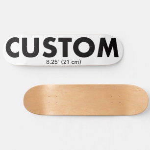 Custom Personalised Skateboard Deck 8.25" (21cm)