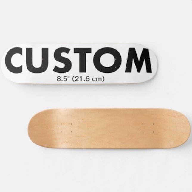 Custom Personalised Skateboard Deck 8.5" (21.6cm) (Personalized custom Skateboard Deck 8.5 inch (21.6 cm))