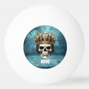 Custom Personalised Skull Ping Pong Ball