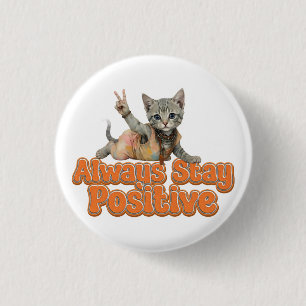 Custom Personalised Sloth Peace Hippie 3 Cm Round Badge