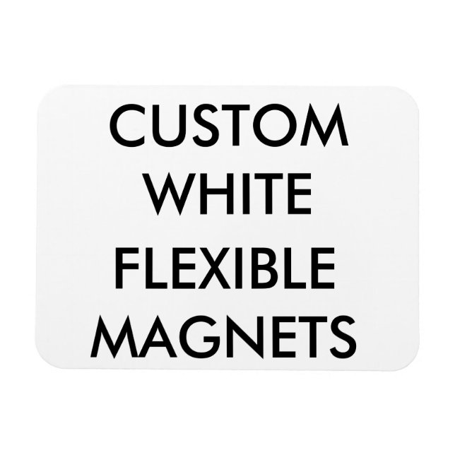 Custom Personalised Small Flexible Fridge Magnet (Horizontal)