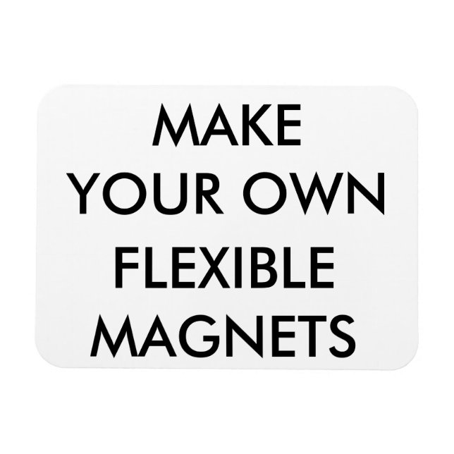 Custom Personalised Small Flexible Fridge Magnet (Horizontal)