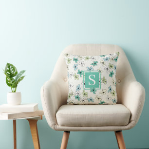 Custom Personalised Spring Floral Flower Pattern Cushion