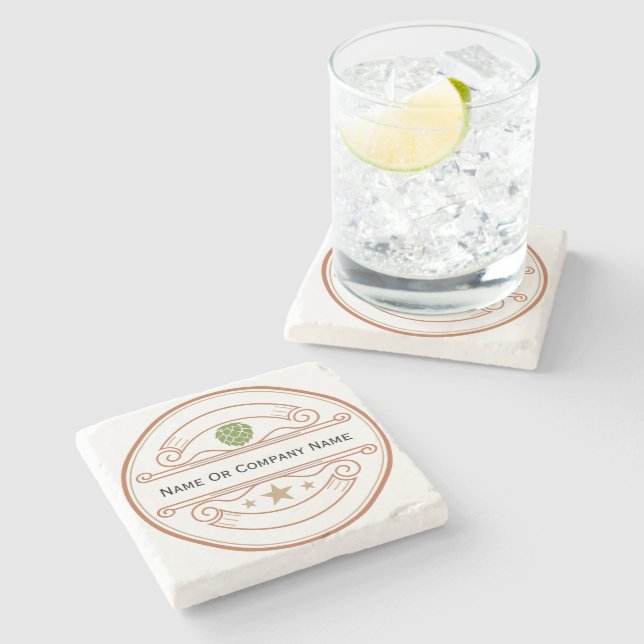 Custom Personalised Stone Coaster (Side)