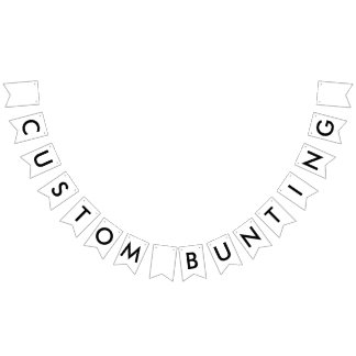 Custom Personalised SWALLOWTAIL BUNTING FLAGS