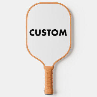 Custom Personalised TAN BROWN Handle & Trim Pickleball Paddle