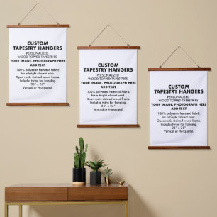 Custom Personalised TAPESTRY HANGERS 26"x36" (x3)