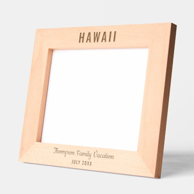 Custom Personalised Text Engraved Picture Etched Frames (Left)