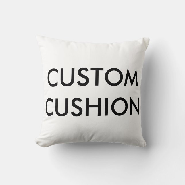 Custom Personalised Throw Pillow Blank Template (Front)