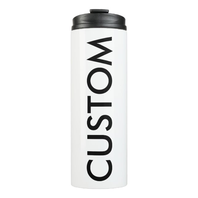Custom Personalised Vacuum Flask Blank Template Thermal Tumbler (Front)