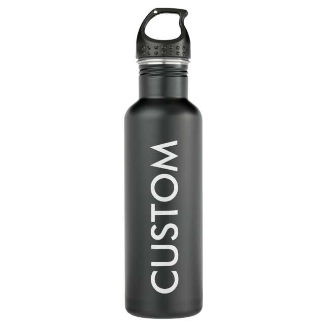 Custom Personalised Water Bottle Blank Template (Front)