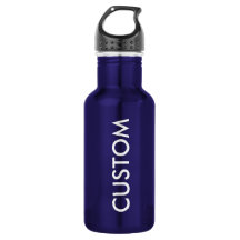 Custom Personalised Water Bottle Blank Template