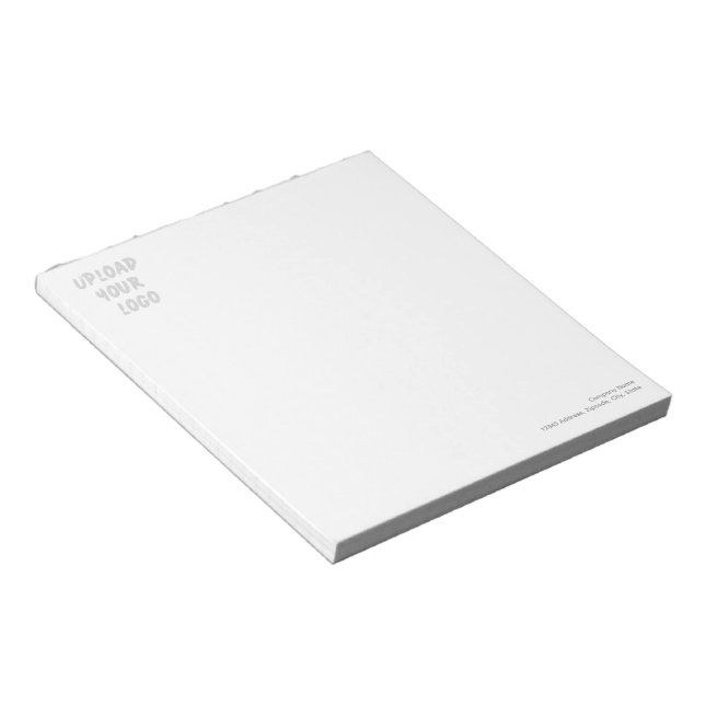 Custom Personalised Watermark Logo Notepad (Angled)