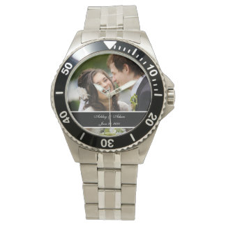 Custom Personalised Wedding Photo Keepsake Watch