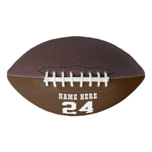 CUSTOM PERSONALIZE NUMBER NAME TYPOGRAPHY FOOTBALL
